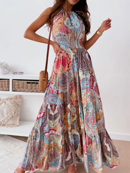 Vestido casual bohemio para mujer